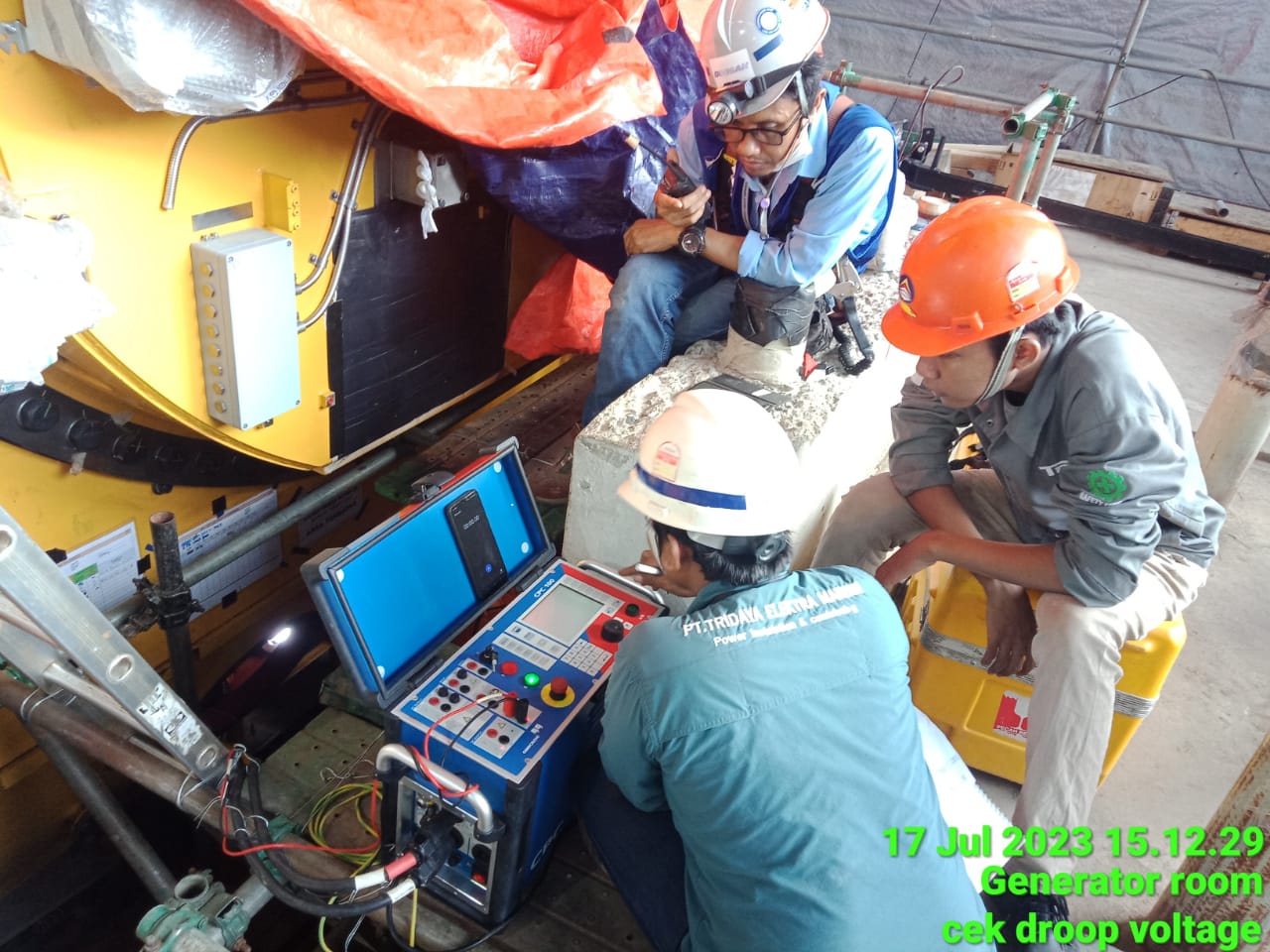 Testing Generator PLTU