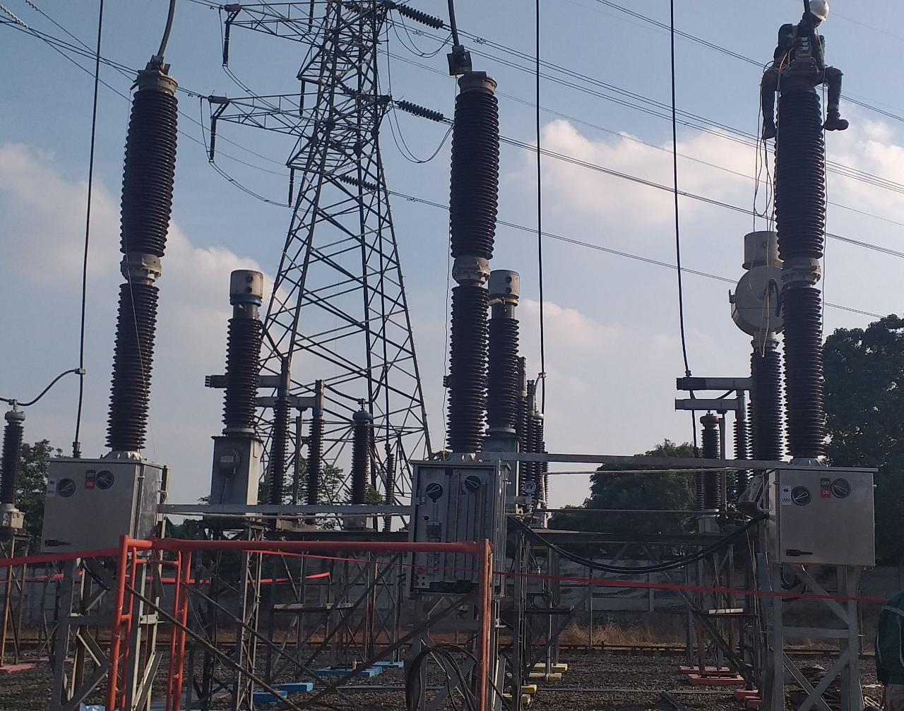 Portofolio instalasi gardu induk GI Jatake oleh PT TEM — commissioning substation wilayah Tangerang