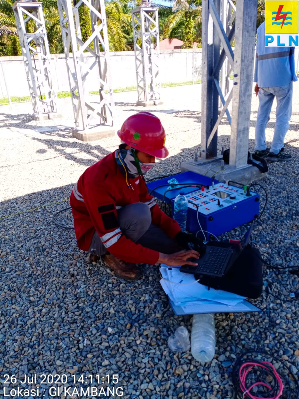 Proyek GI 150kV Kambang Sumatera Barat — PT TEM instalasi dan commissioning gardu induk PLN transmisi