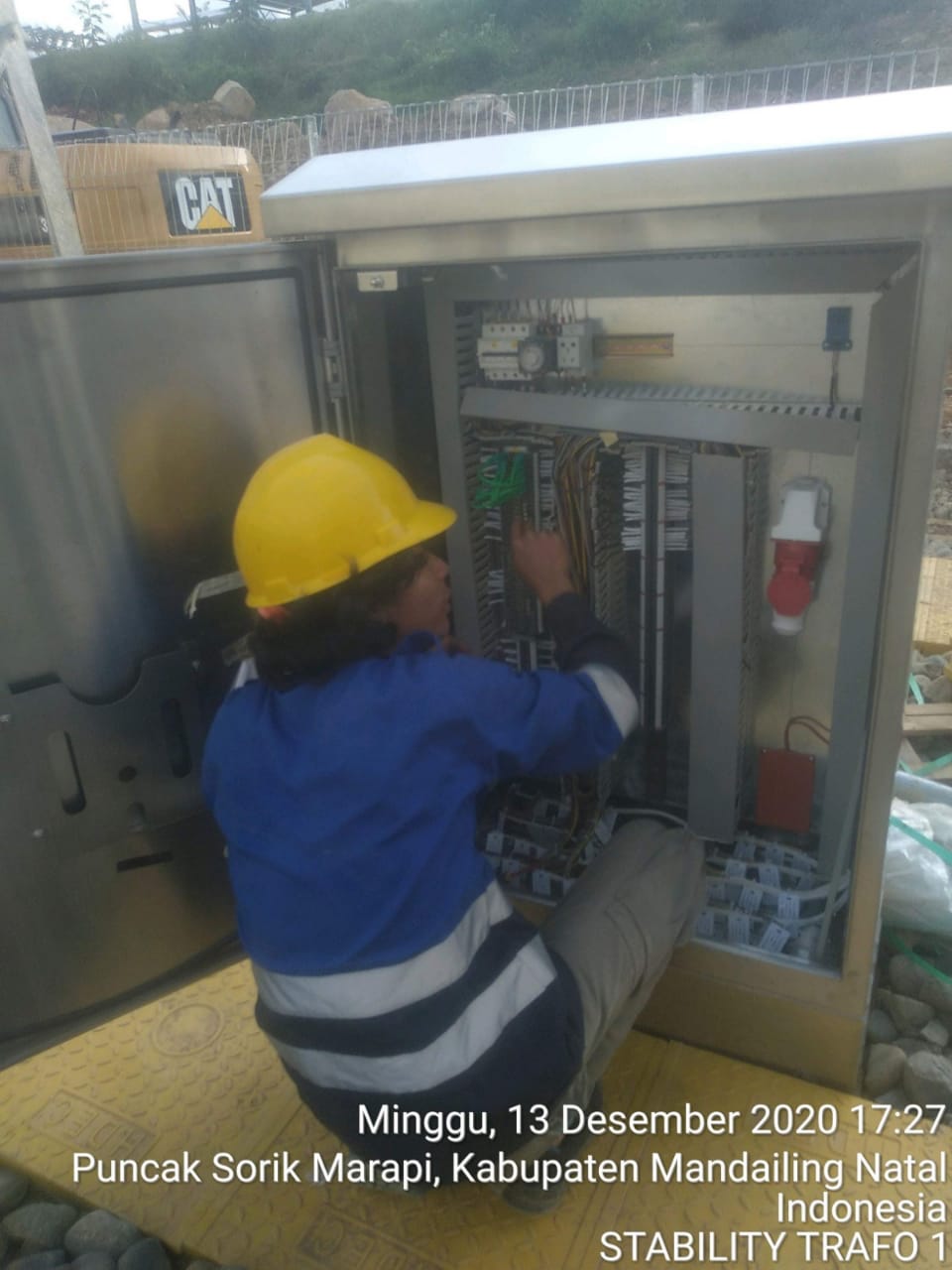 Portofolio instalasi substation SMGP 66kV oleh PT TEM — gardu induk pembangkit panas bumi Sumatra