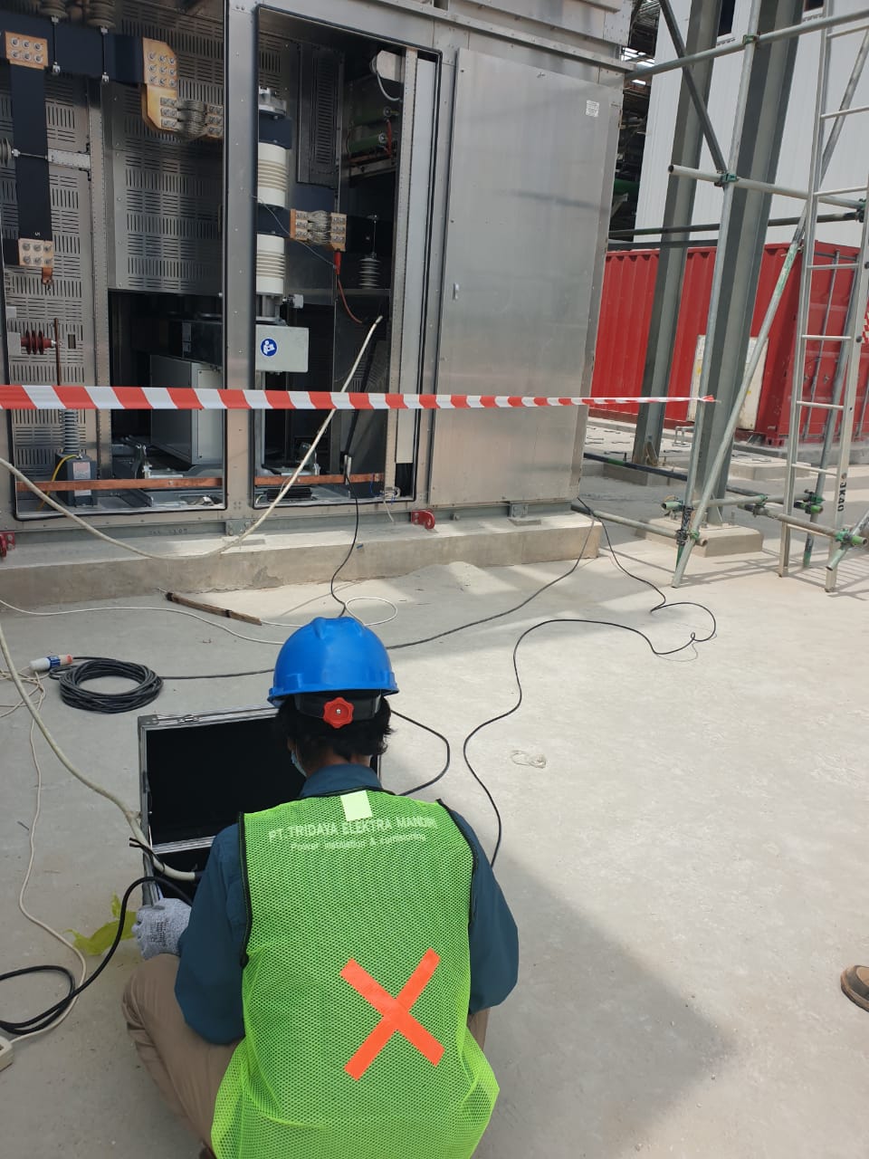 Proyek PLTGU Riau — PT TEM melakukan commissioning dan load testing pembangkit listrik tenaga gas uap