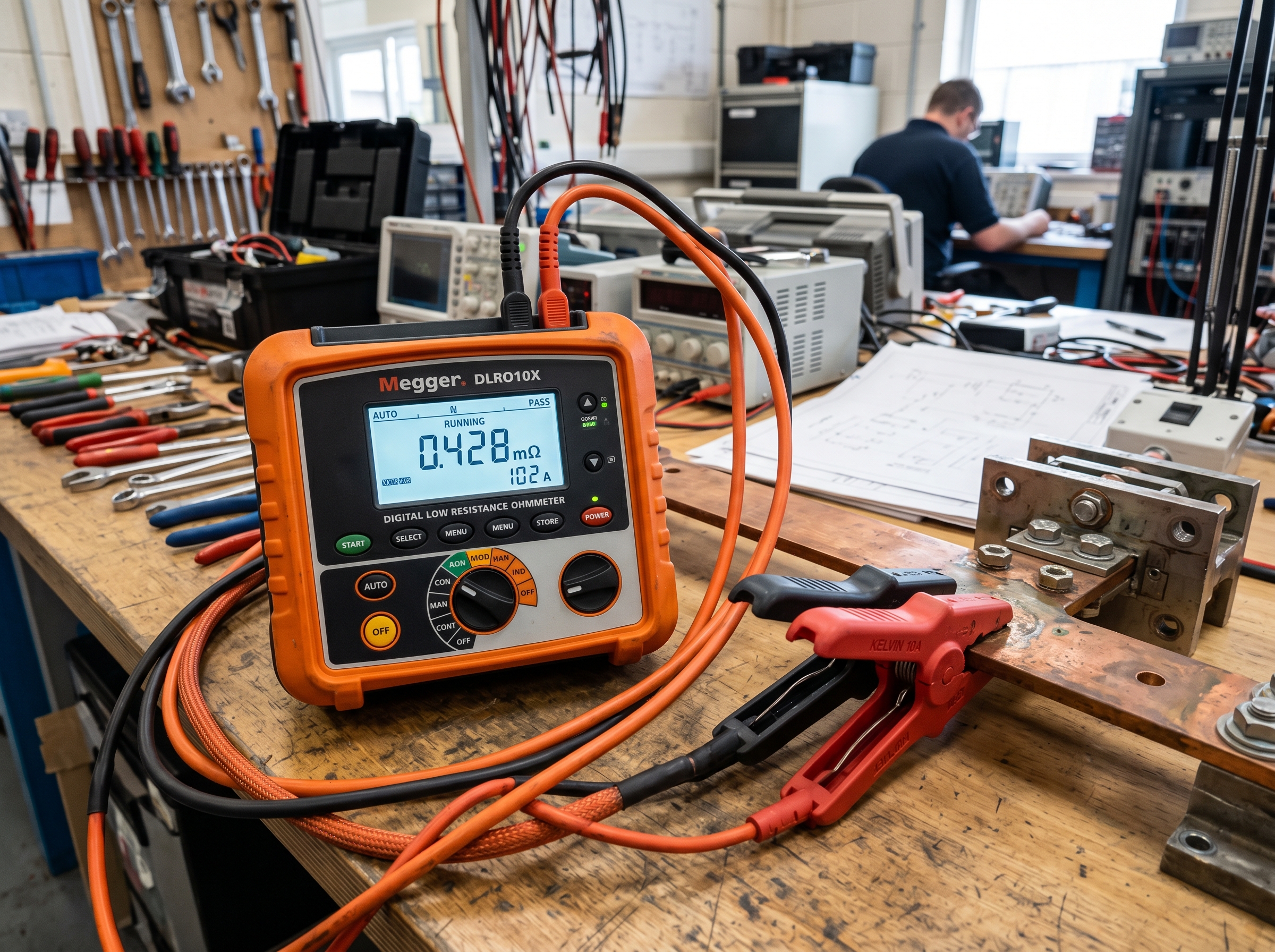 DLRO — Digital Low Resistance Ohmmeter (Microohmmeter) — PT Tridaya Elektra Mandiri