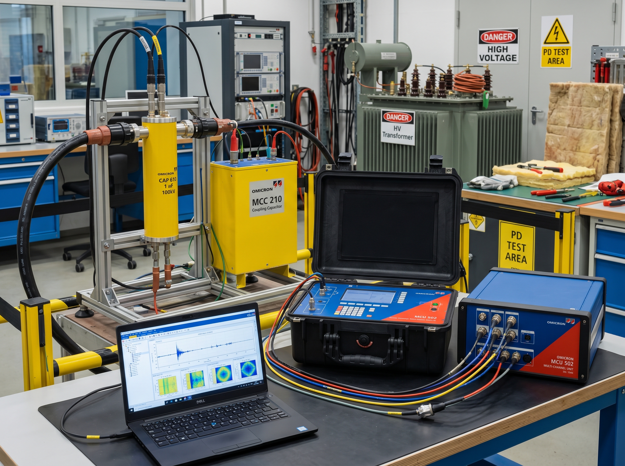 Partial Discharge Tester — PD Test Kabel HV & GIS — PT Tridaya Elektra Mandiri