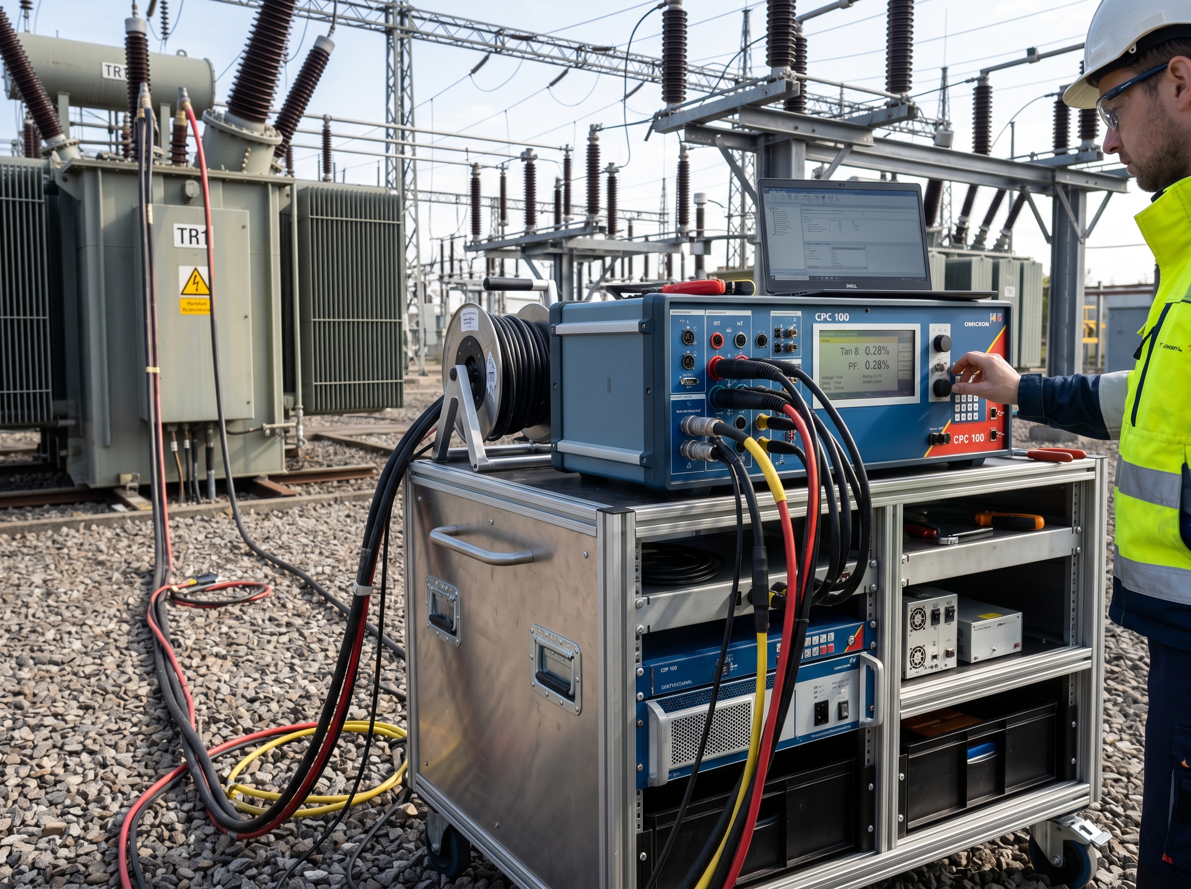 Tan Delta Tester — Dissipation Factor Isolasi Trafo & Kabel — PT Tridaya Elektra Mandiri