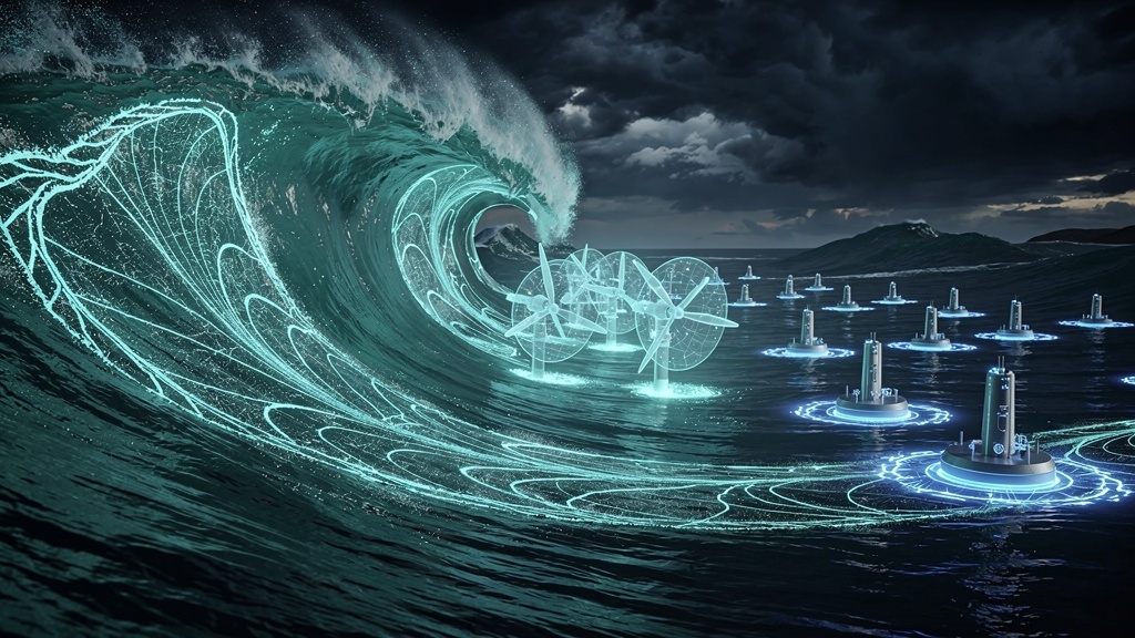 Energi ombak laut tidal power — PT TEM vendor E&I contractor Indonesia energi terbarukan
